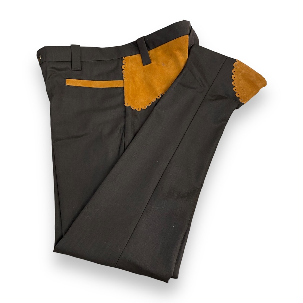 PANTALON CUADRILERA Y TALONERA ADULTO 