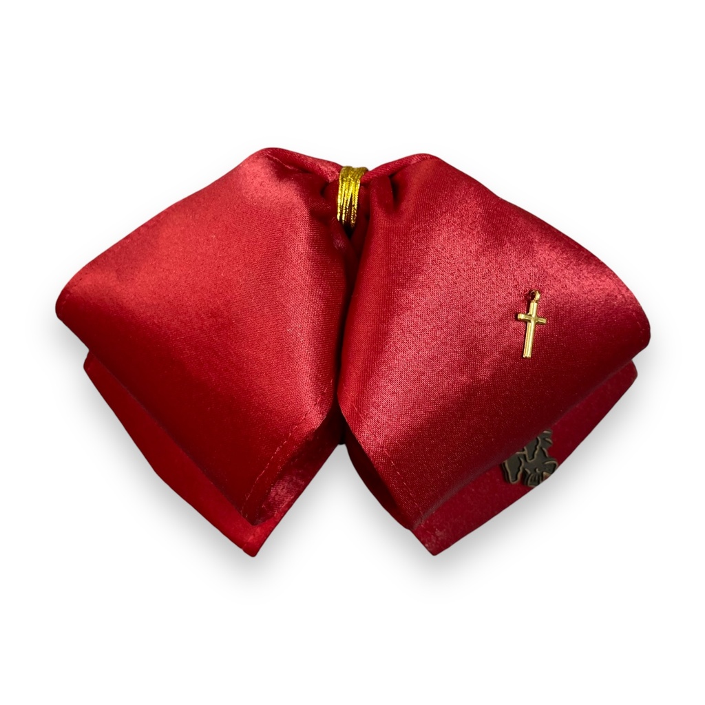 MOÑO ROJO LISO NIÑO 8-10 