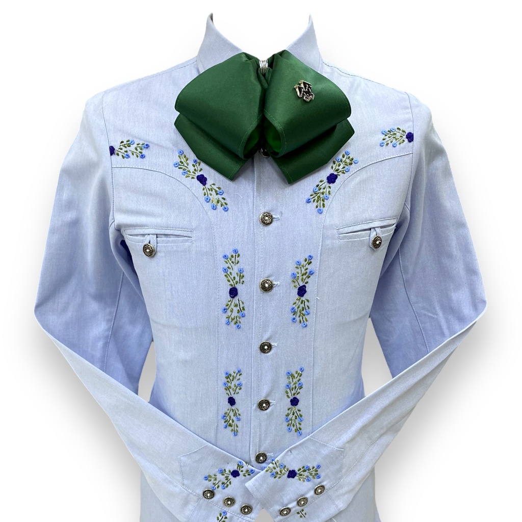 CAMISA BORDADO ROCOCO TALLA 30 