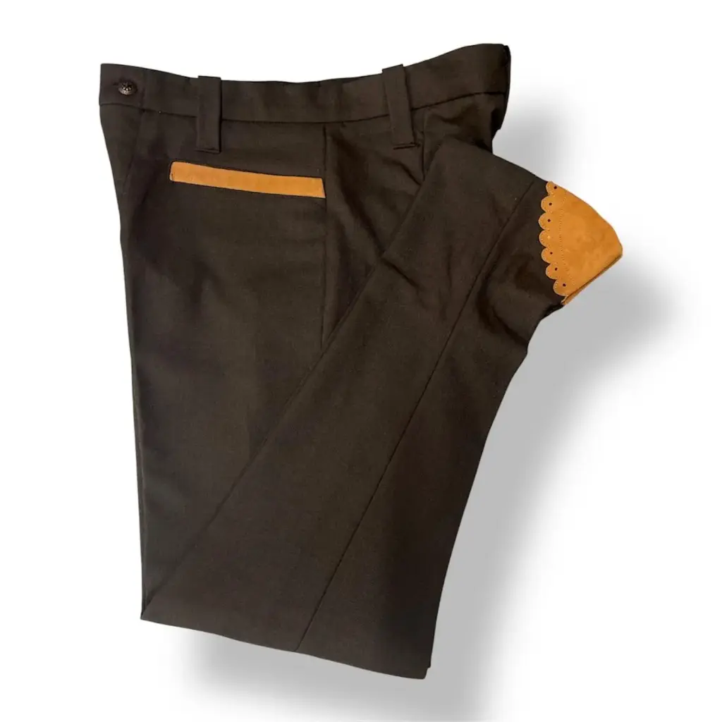 PANTALON CUADRILERA Y TALONERA ADULTO 