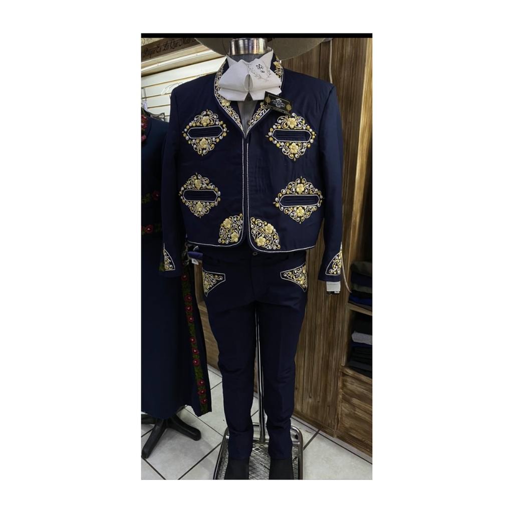 TRAJE FAENA GRIS ALAMARES TALLA 14, 28X28