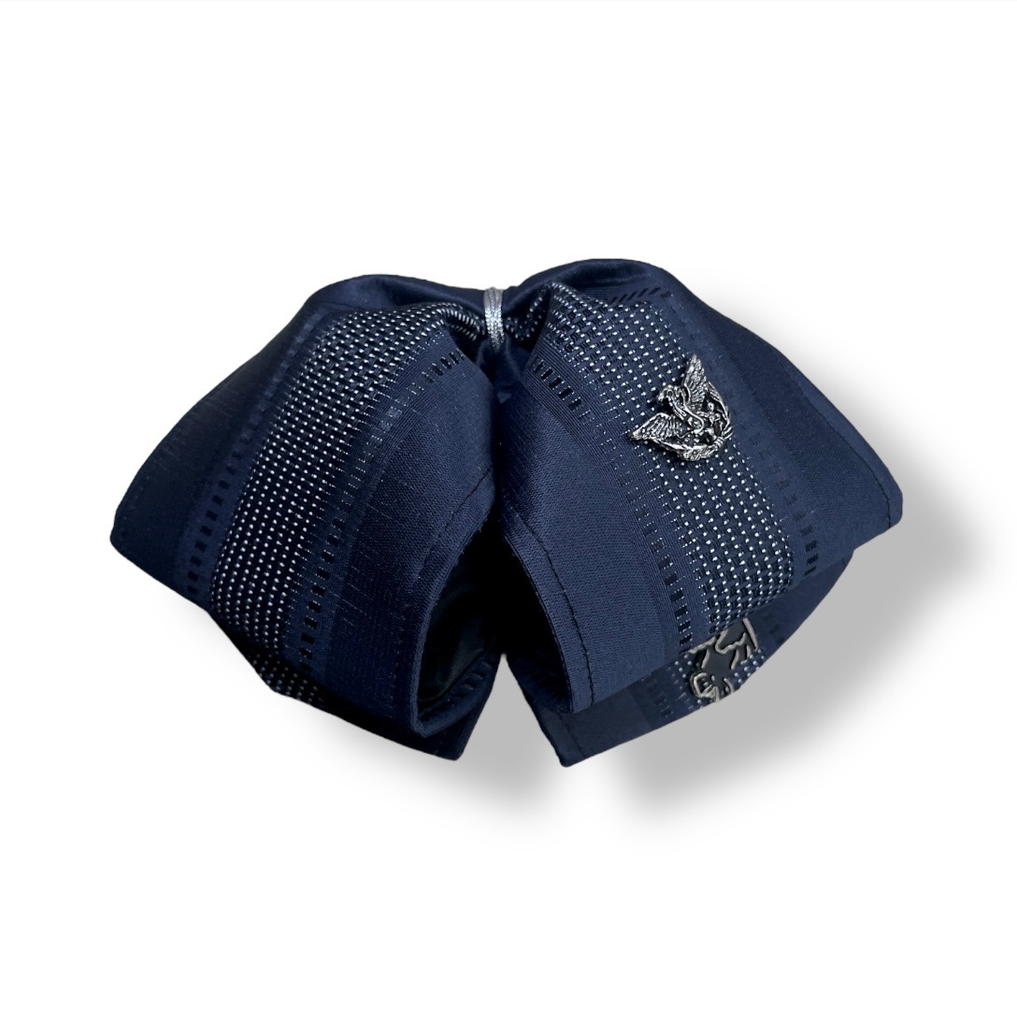 MOÑO AZUL LISO ADULTO (Opción 1)