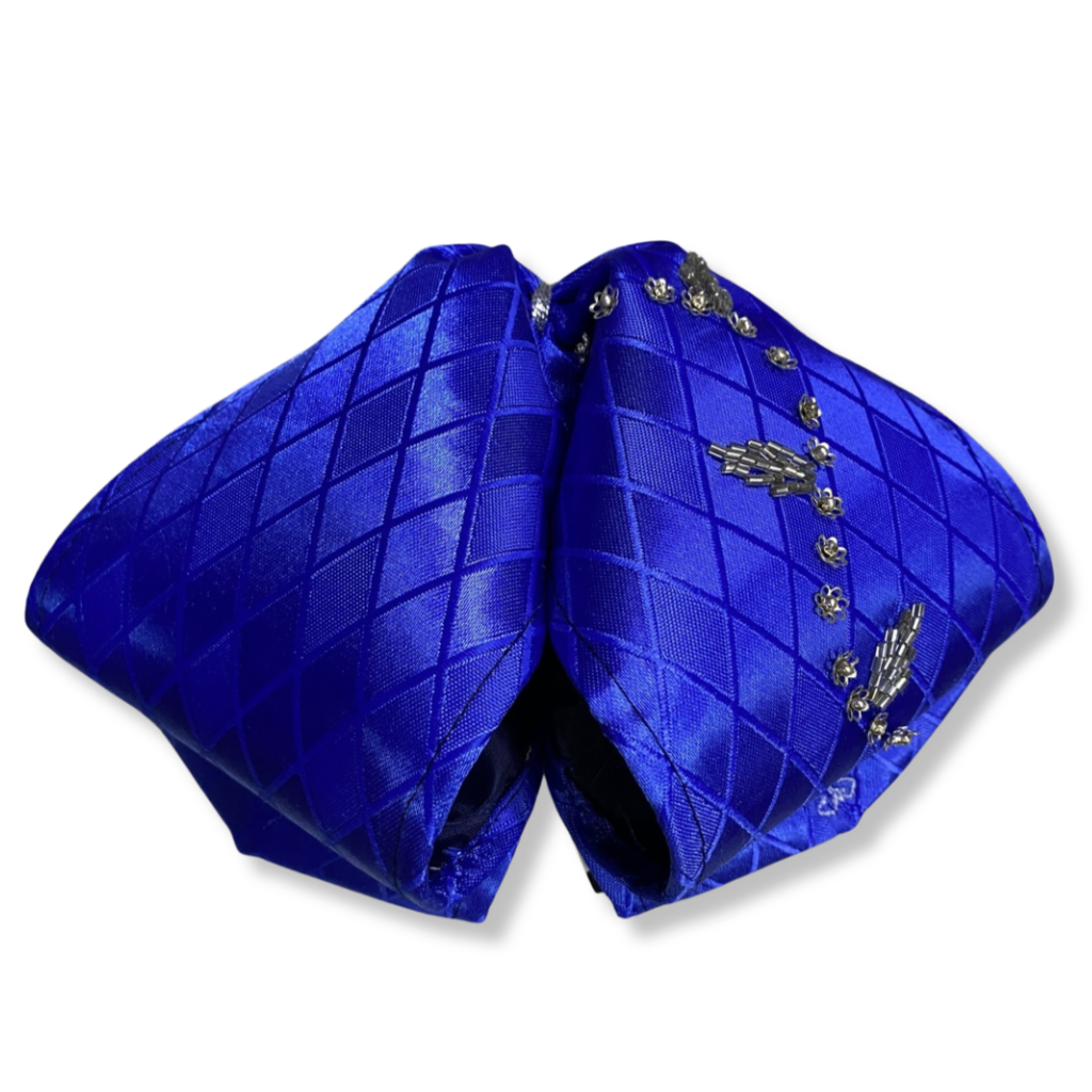 MOÑO AZUL CON GUIA ADULTO