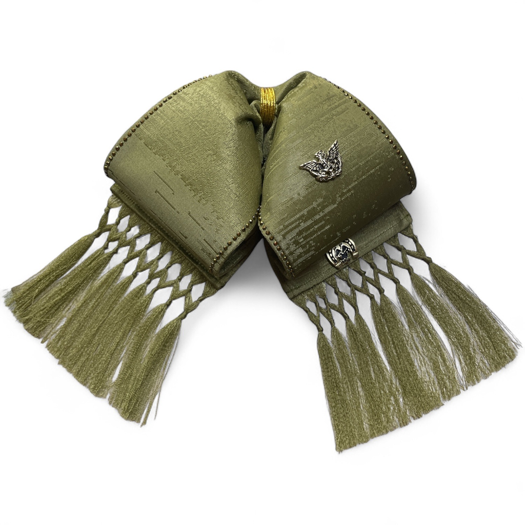 MOÑO VERDE CON BARBAS ADULTO