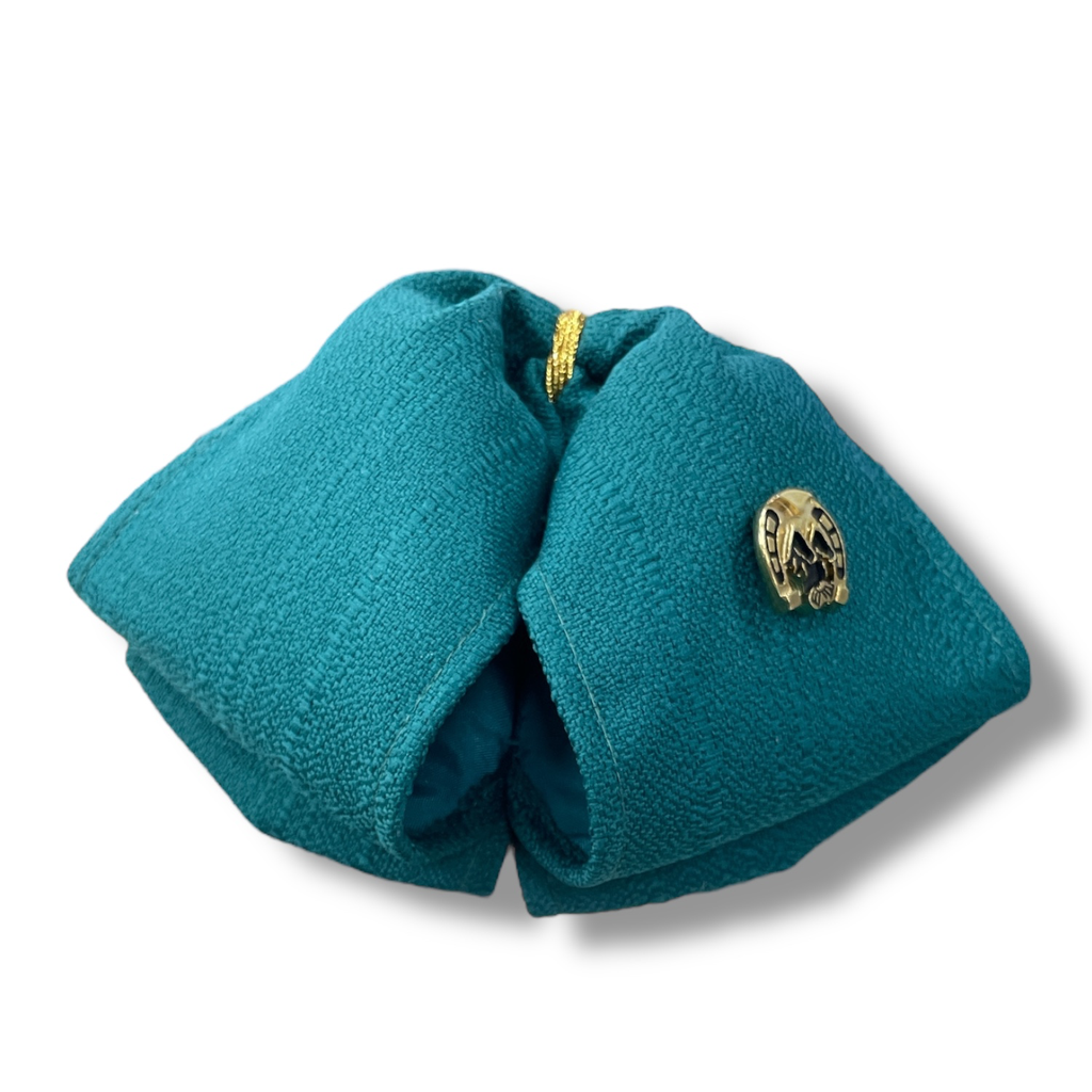MOÑO VERDE LISO NIÑO 8-10 (Opción 2)
