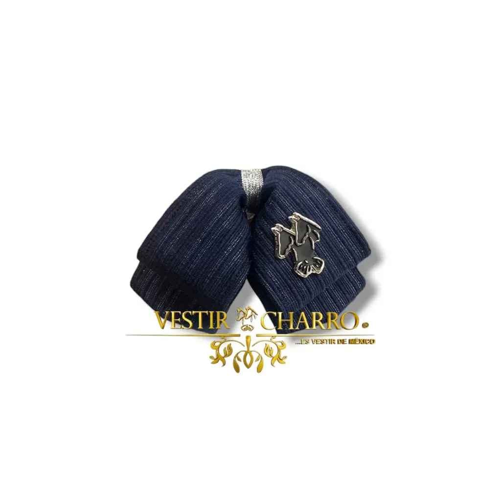 MOÑO AZUL LISO BEBE (Opción 1)