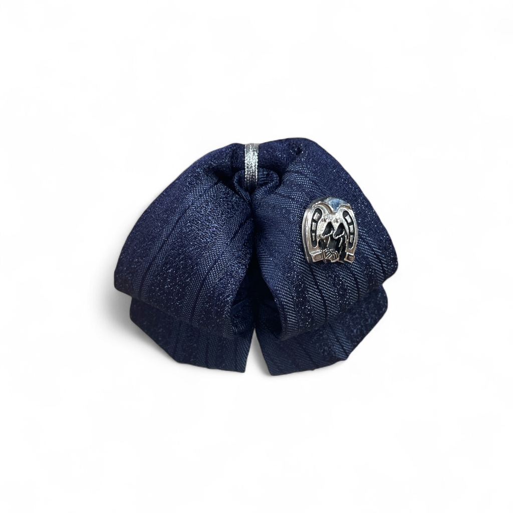 MOÑO AZUL LISO PARA BEBE