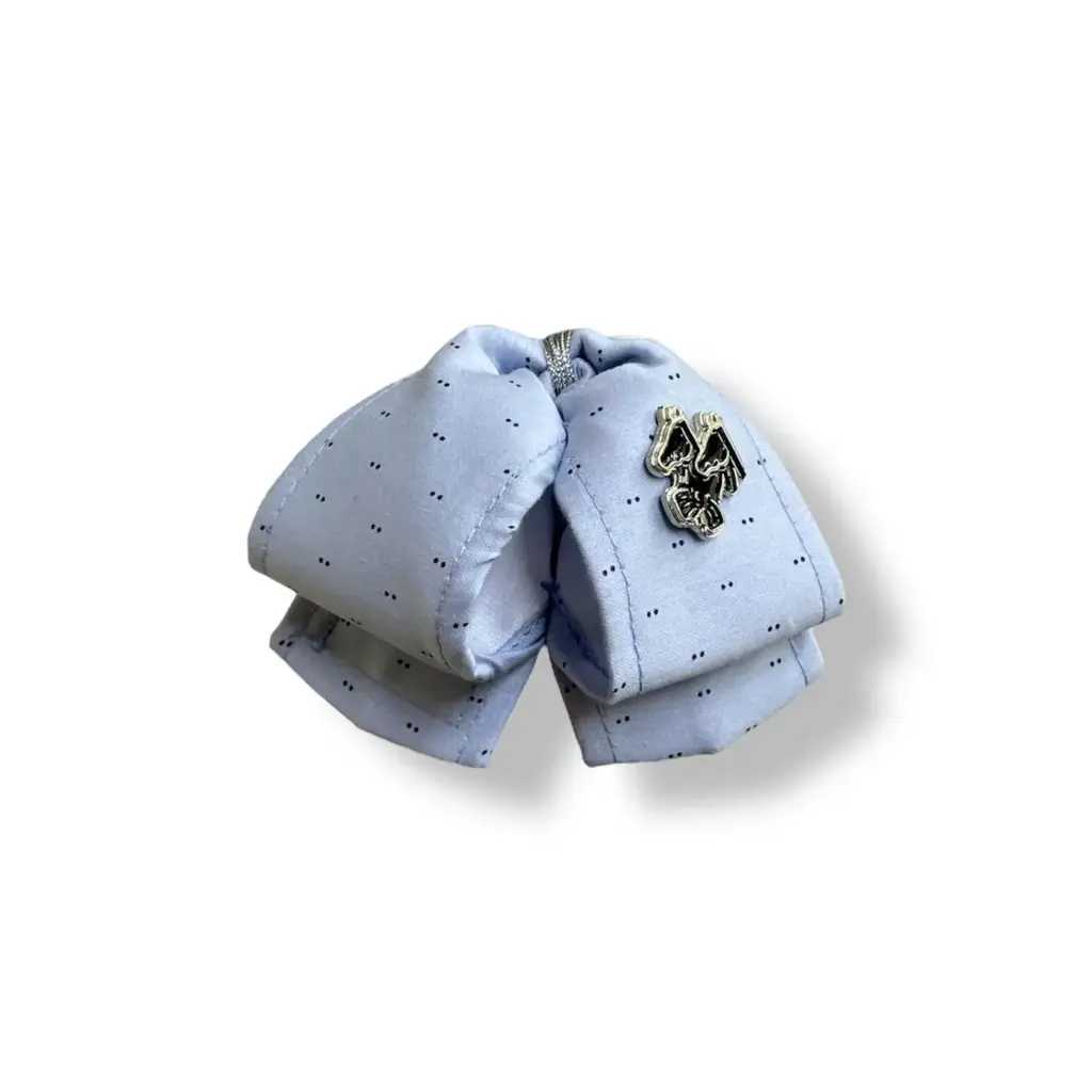 MOÑO AZUL LISO PARA BEBE