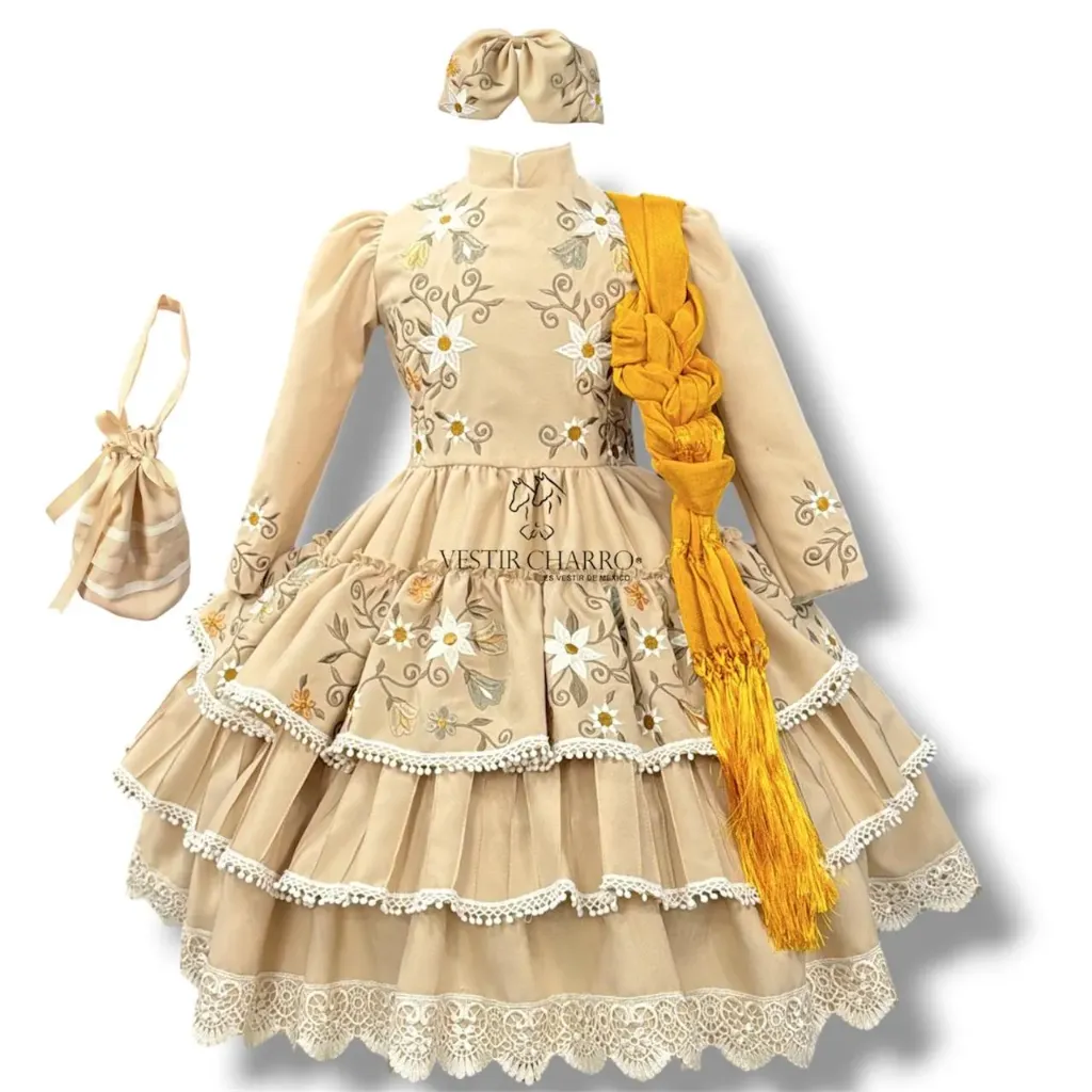 VESTIDO ESCARAMUZA TALLA 3