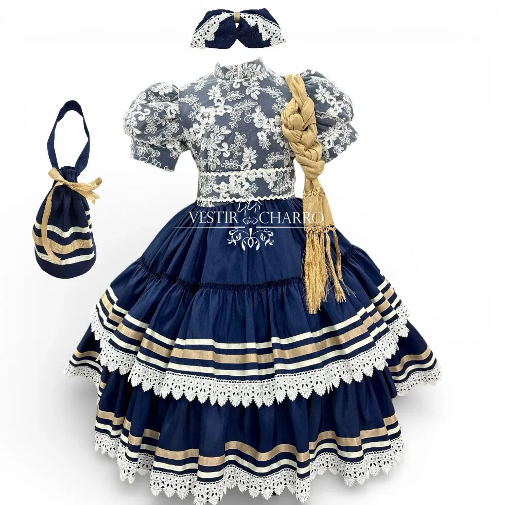 VESTIDO ESCARAMUZA TALLA 3 (Opción 1)
