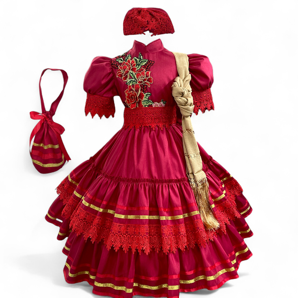 VESTIDO ESCARAMUZA TALLA 3