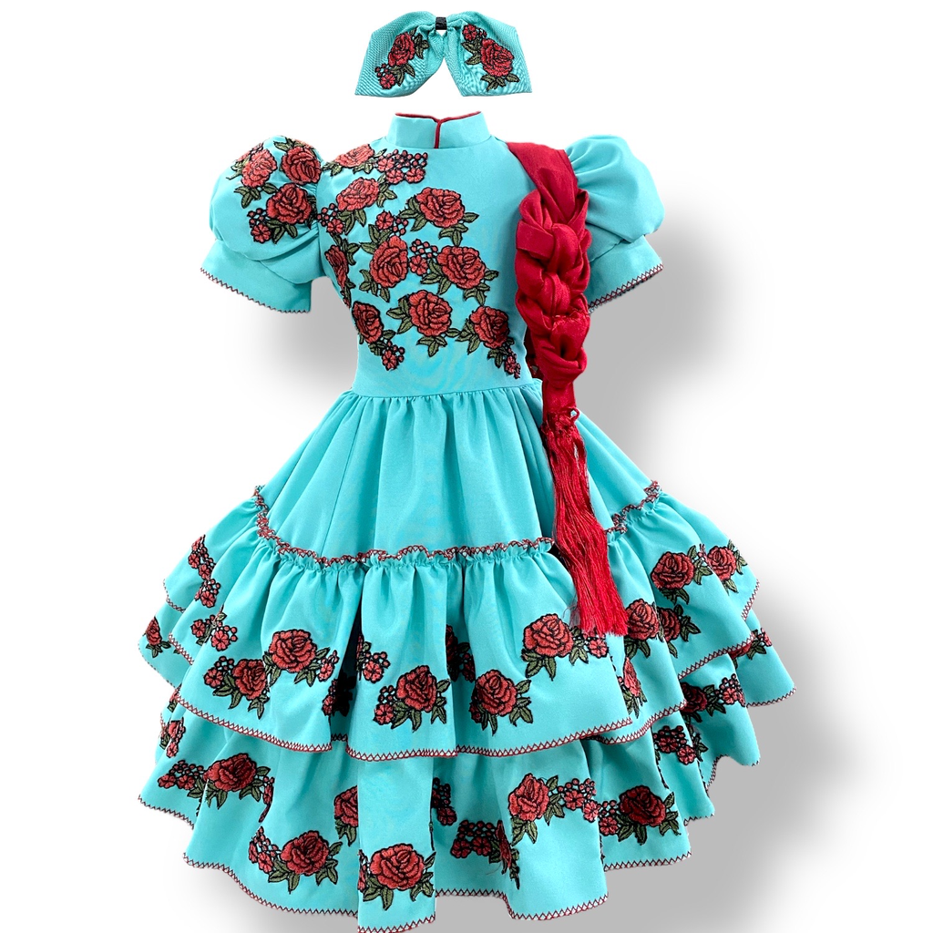 VESTIDO ESCARAMUZA TALLA 3