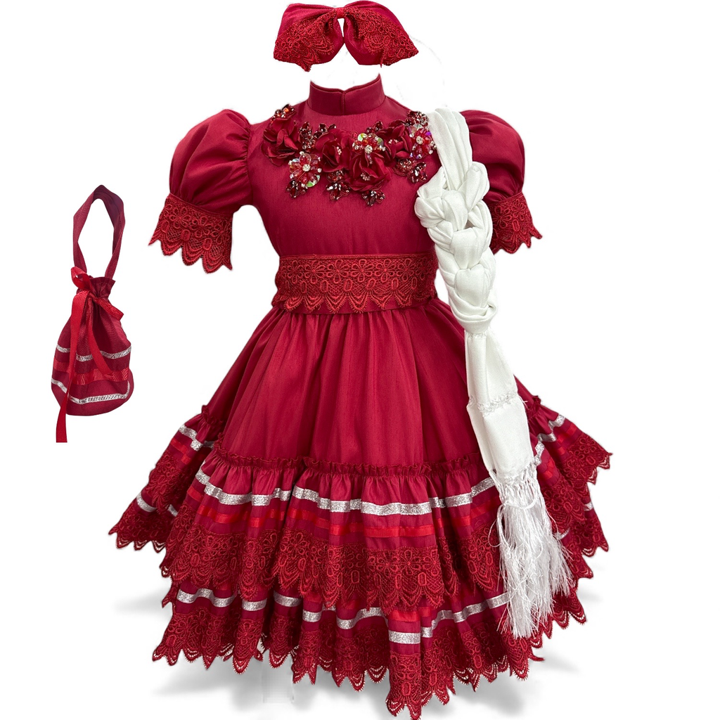 VESTIDO ESCARAMUZA TALLA 2 (Opción 1)