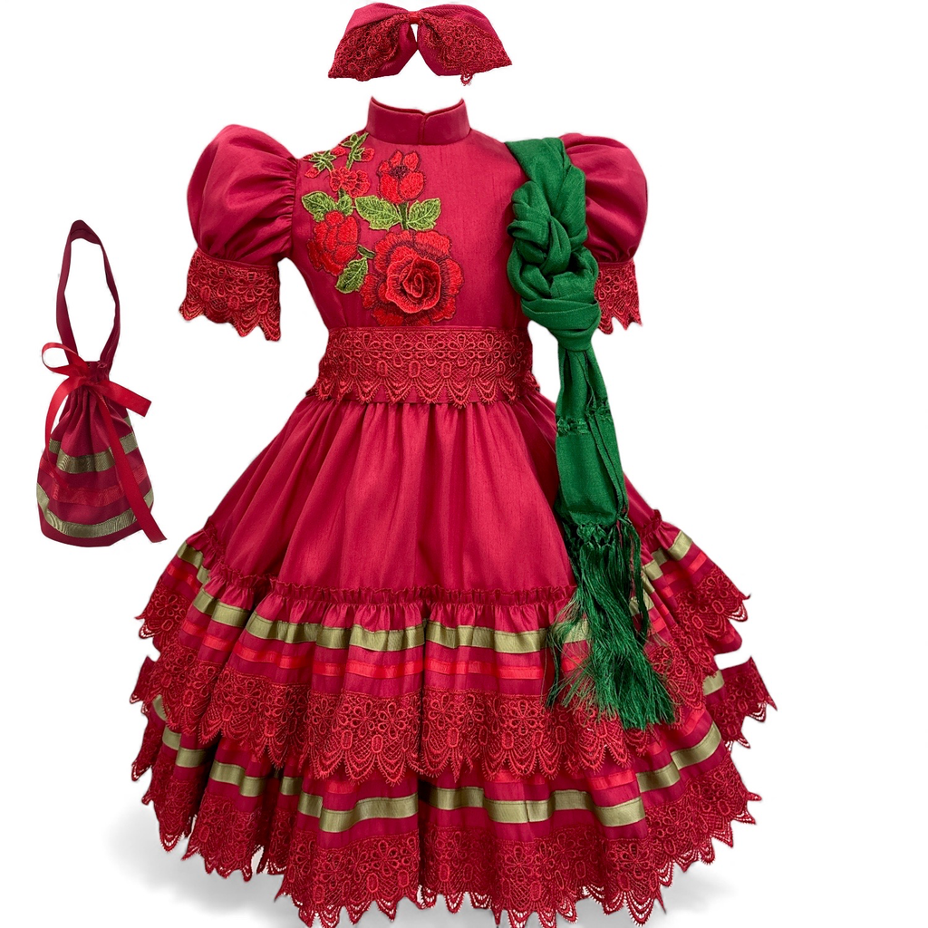 VESTIDO ESCARAMUZA TALLA 2