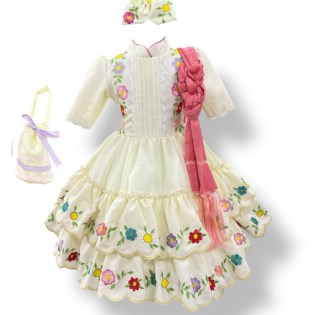 VESTIDO ESCARAMUZA TALLA 2