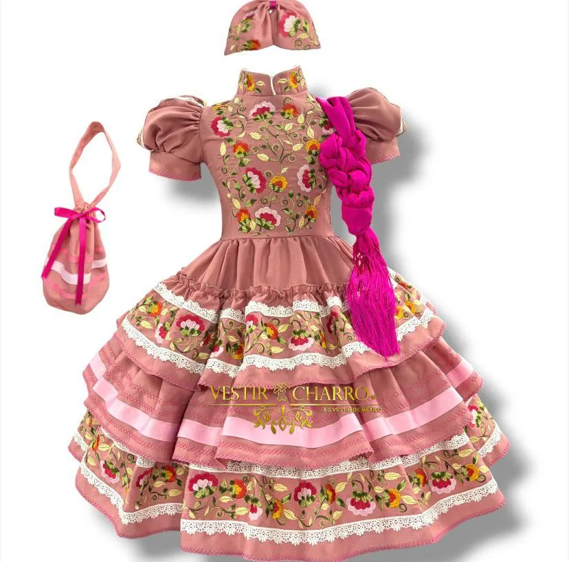 VESTIDO ESCARAMUZA TALLA 4