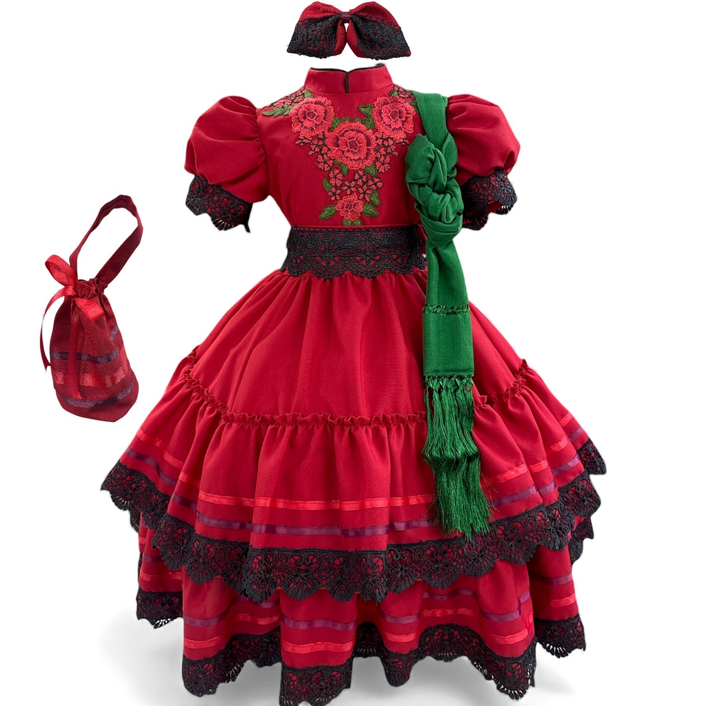 VESTIDO ESCARAMUZA TALLA 4
