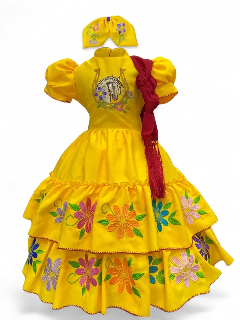 VESTIDO ESCARAMUZA TALLA 4