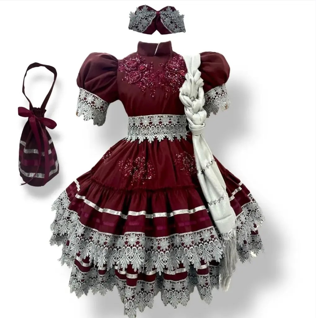 VESTIDO ESCARAMUZA TALLA 5 