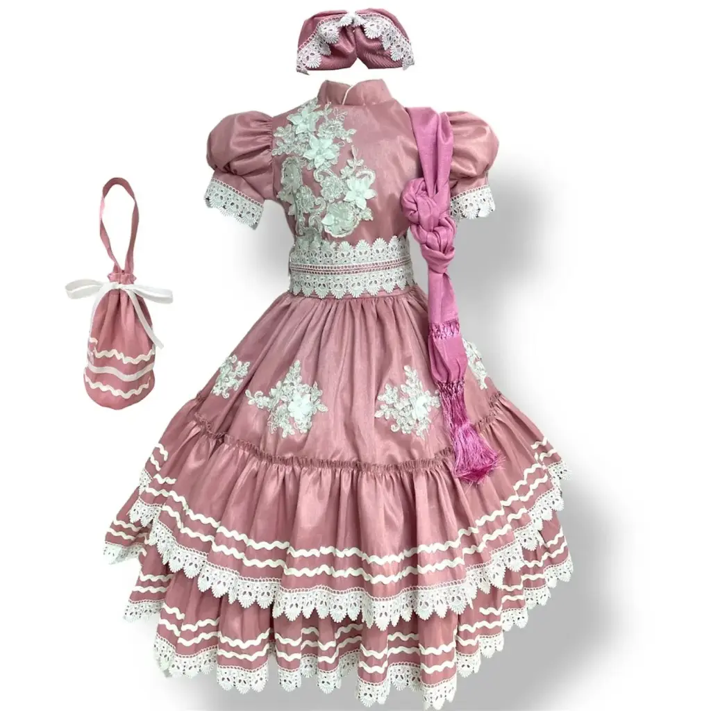 VESTIDO ESCARAMUZA TALLA 5 