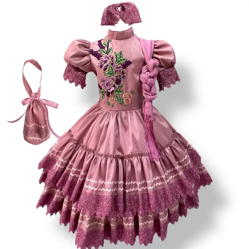 VESTIDO ESCARAMUZA TALLA 5 