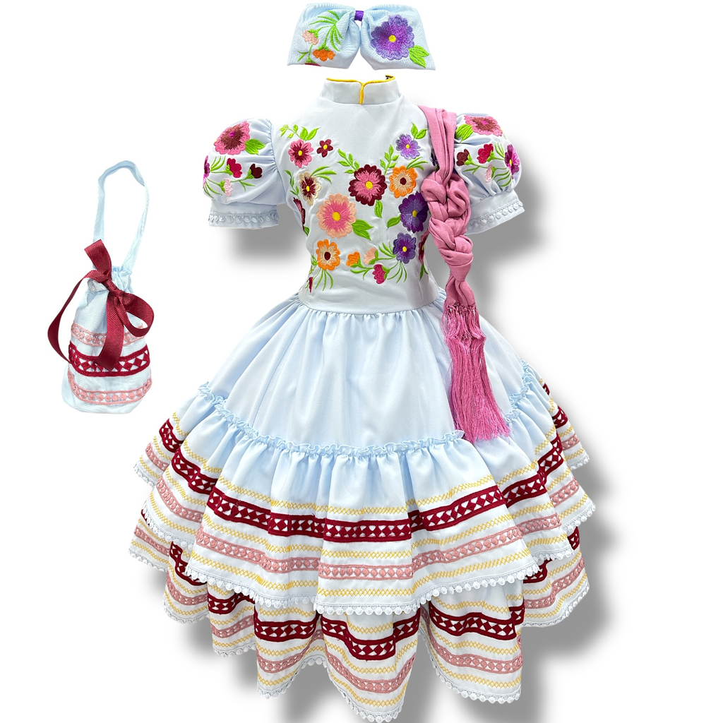VESTIDO ESCARAMUZA TALLA 5 