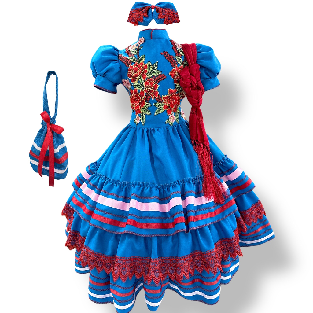 VESTIDO ESCARAMUZA TALLA 6 (Opción 1)