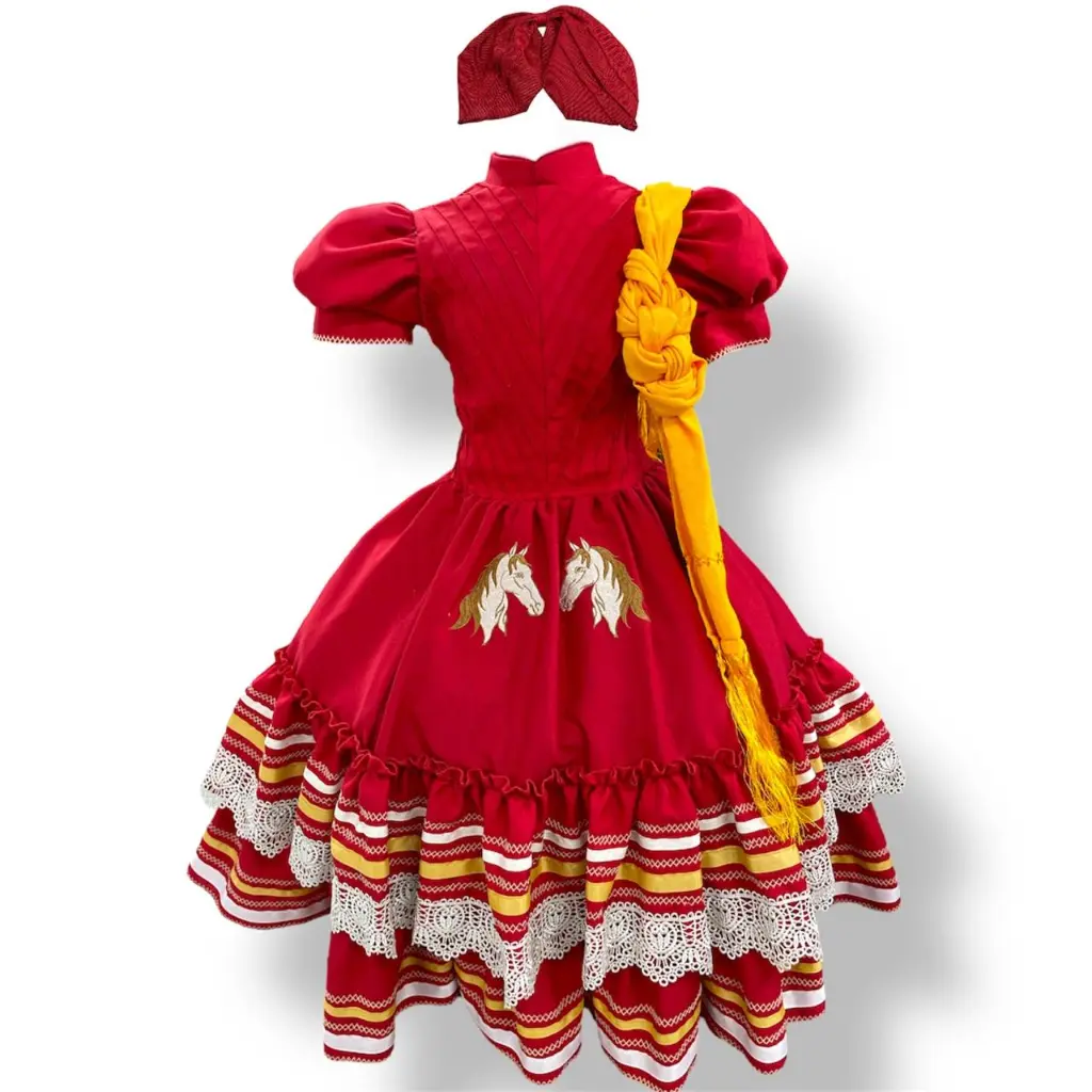 VESTIDO ESCARAMUZA TALLA 6 (Opción 2)