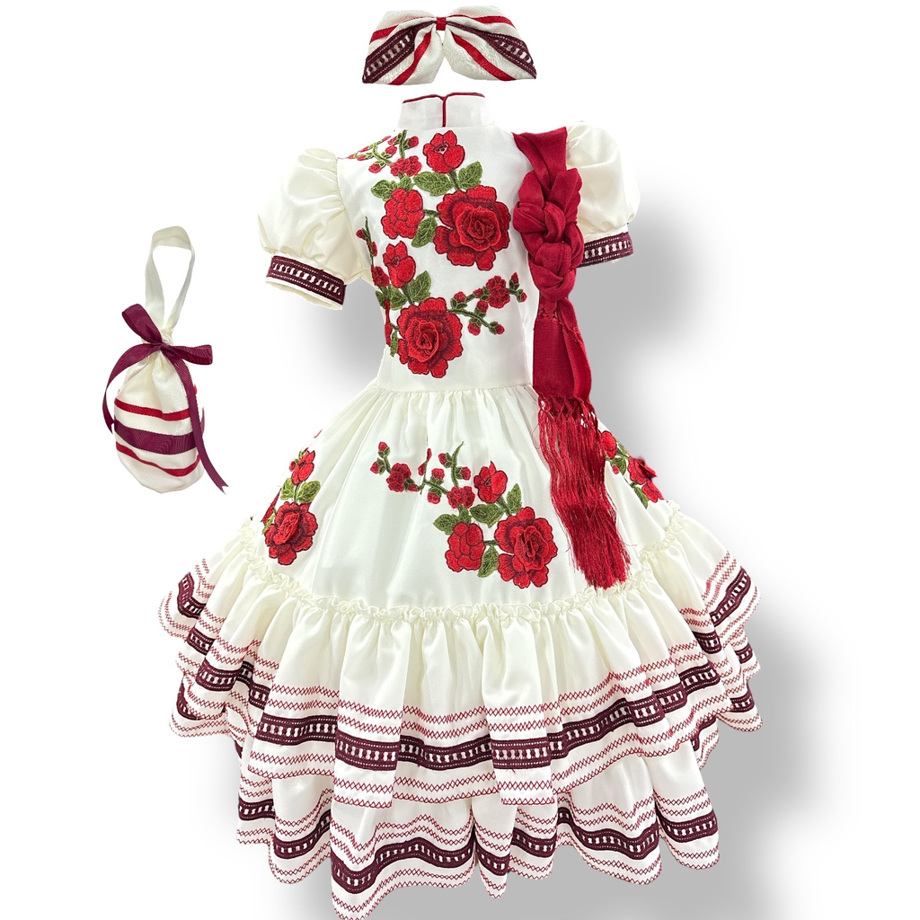 VESTIDO ESCARAMUZA TALLA 6 (Opción 3)