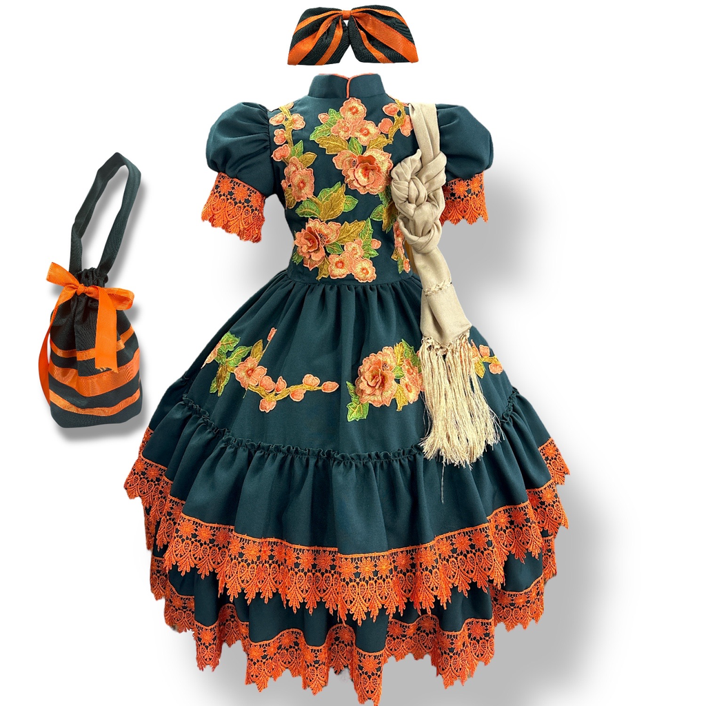 VESTIDO ESCARAMUZA TALLA 6