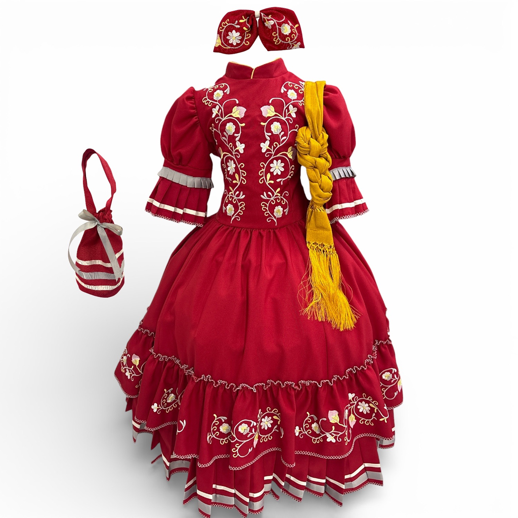 VESTIDO ESCARAMUZA TALLA 6