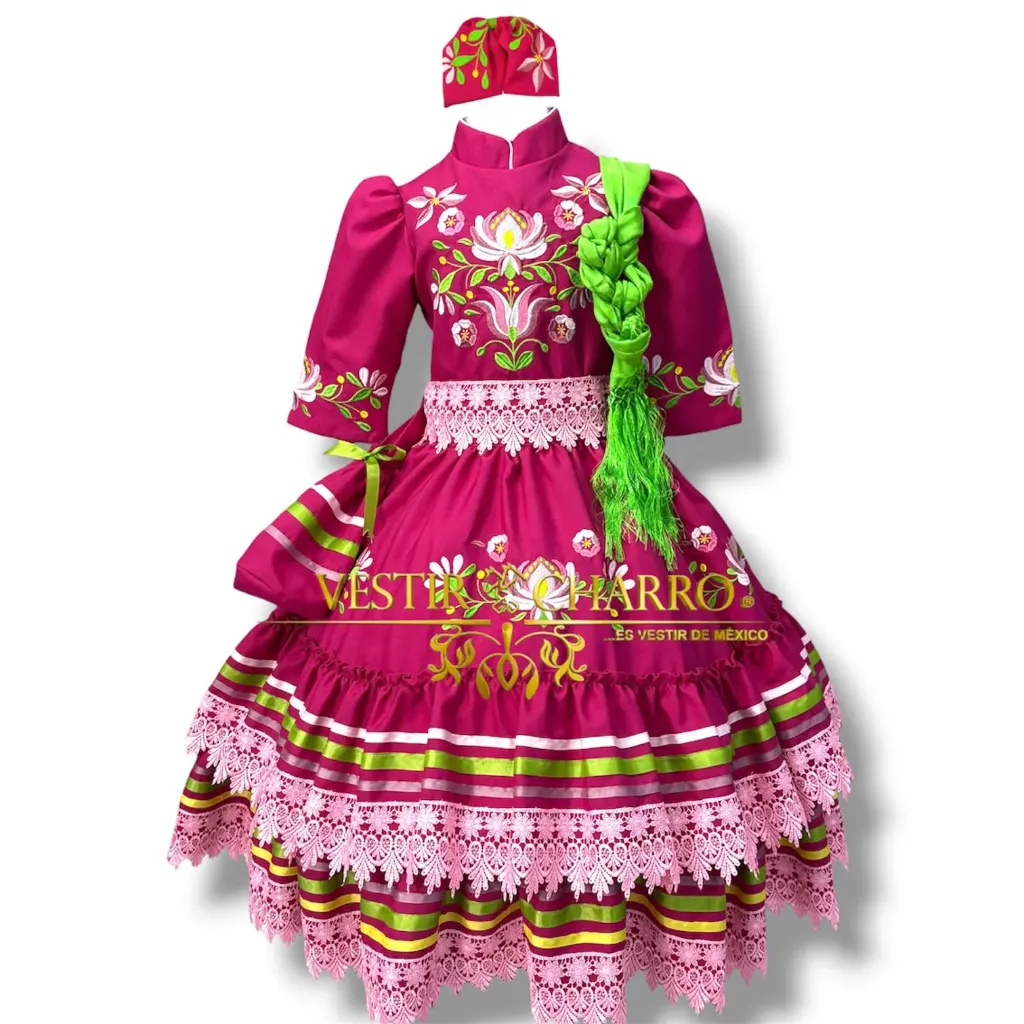 VESTIDO ESCARAMUZA TALLA 10