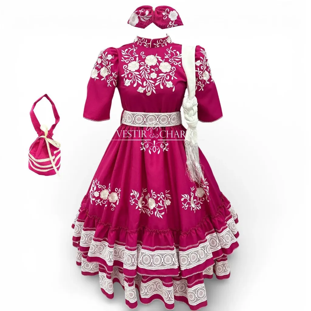 VESTIDO ESCARAMUZA TALLA 10