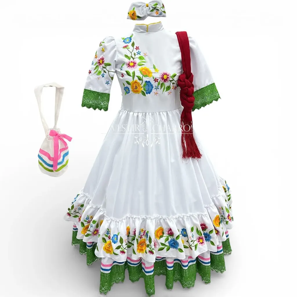 VESTIDO ESCARAMUZA TALLA 10