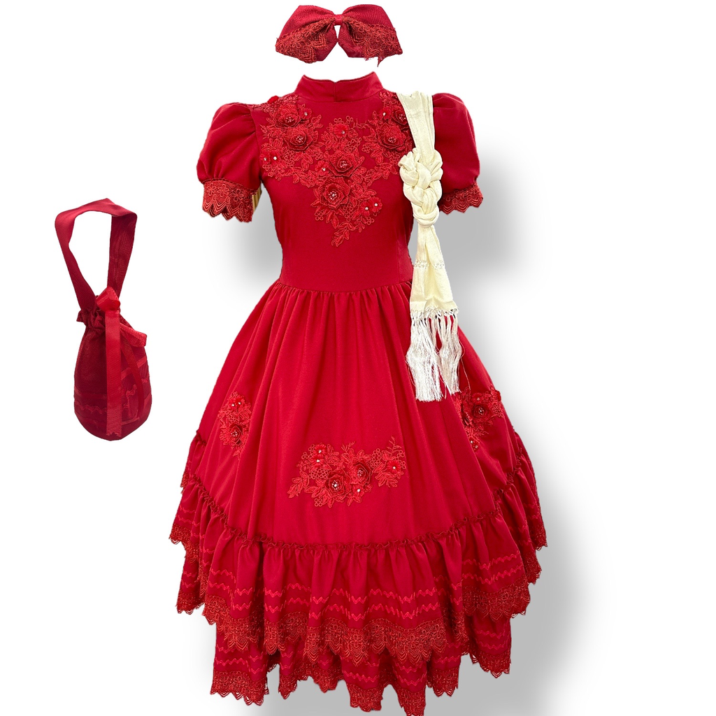 VESTIDO ESCARAMUZA TALLA 10