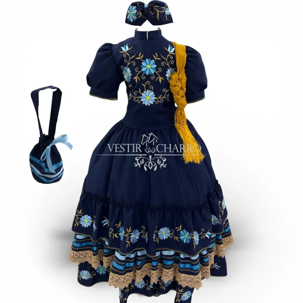VESTIDO ESCARAMUZA TALLA 10