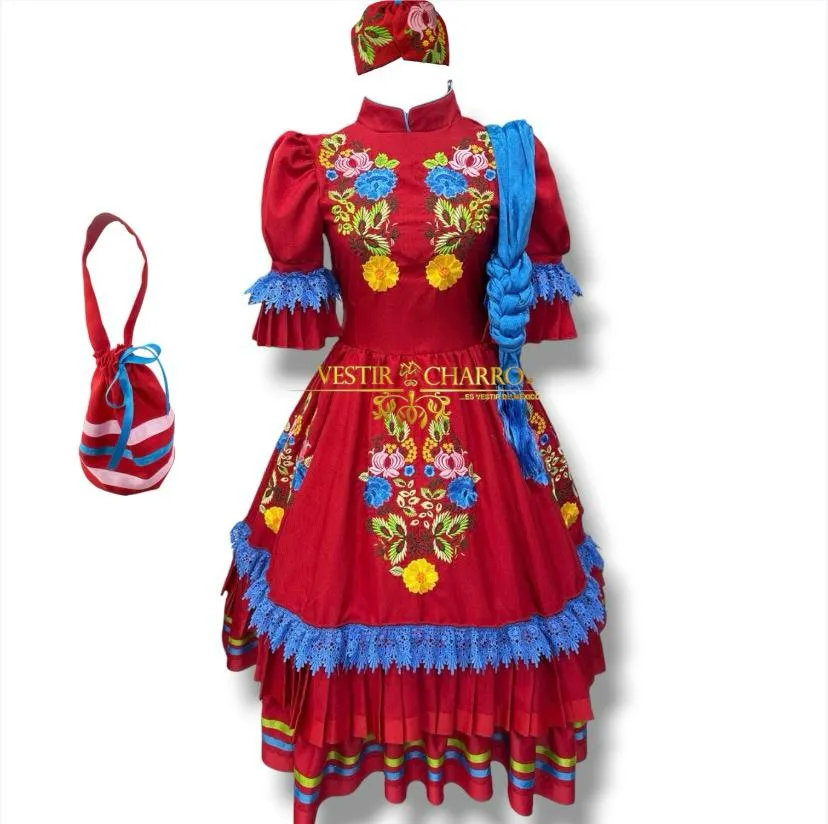 VESTIDO ESCARAMUZA TALLA 10