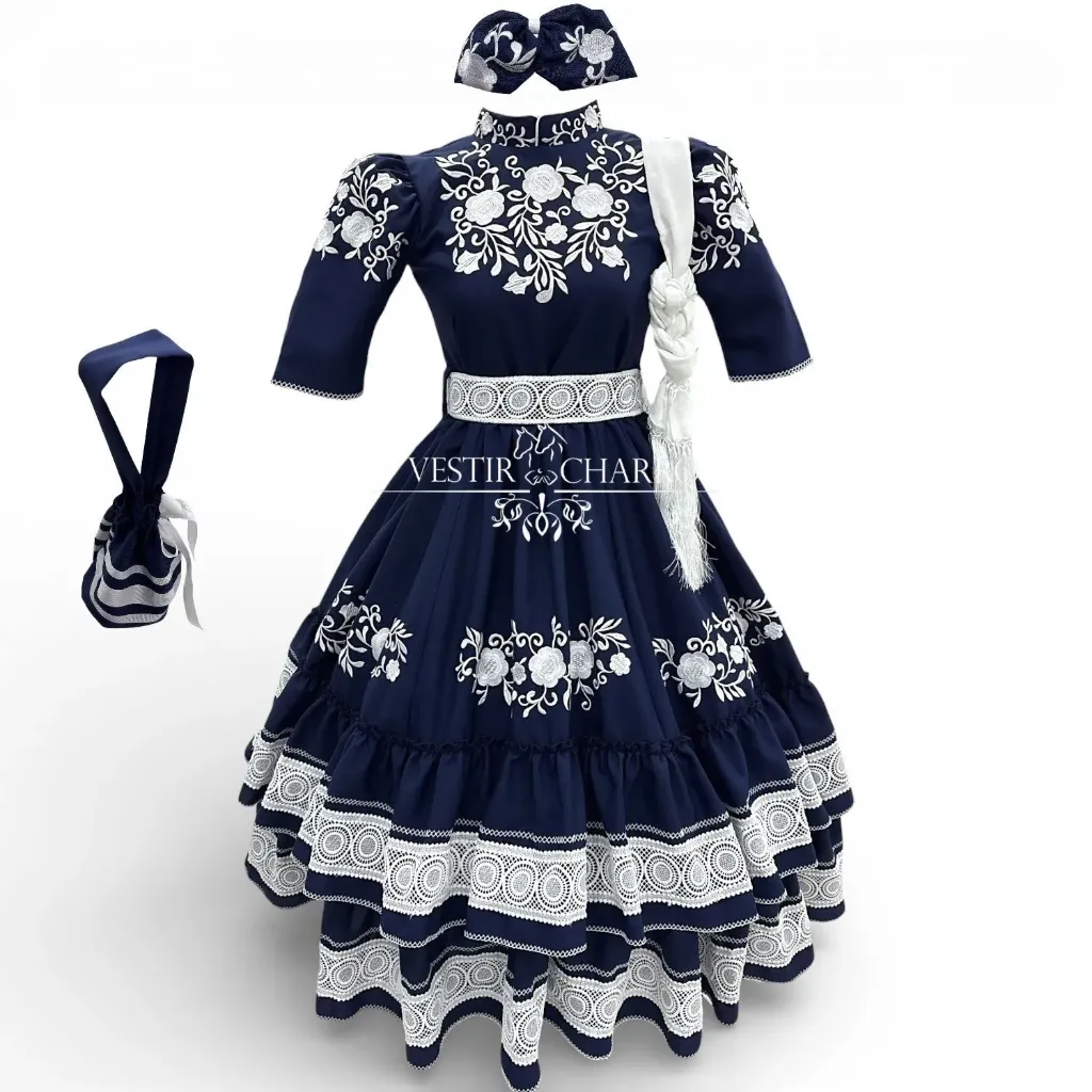 VESTIDO ESCARAMUZA TALLA 12