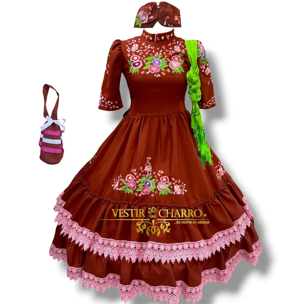 VESTIDO ESCARAMUZA TALLA 12