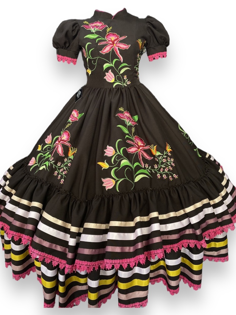 VESTIDO ESCARAMUZA TALLA EXTRA CHICA