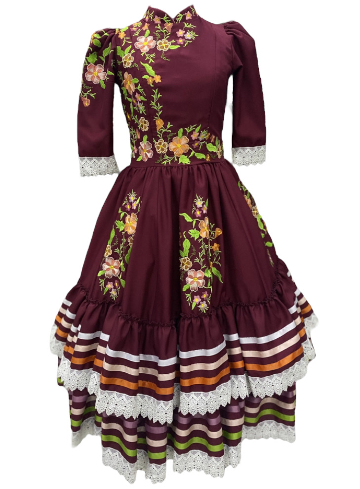 VESTIDO ESCARAMUZA TALLA CHICA (Opción 1)