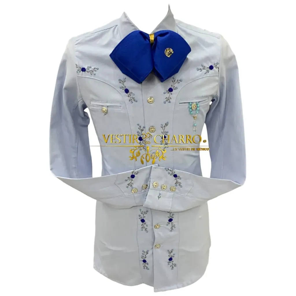 CAMISA BORDADO ROCOCO TALLA 32  (Opción 1)
