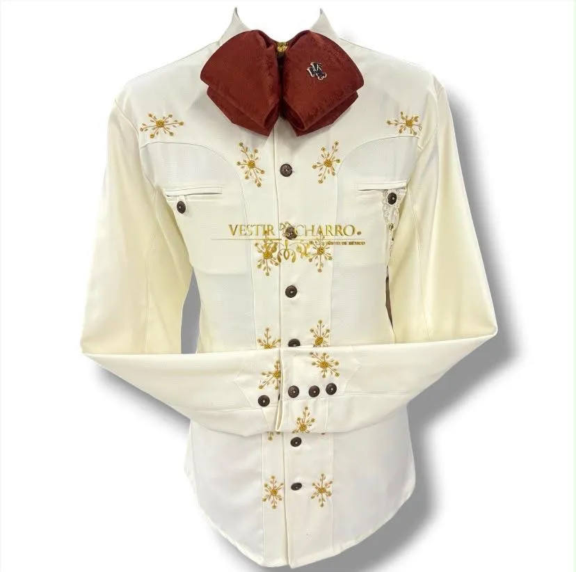 CAMISA BORDADO ROCOCO TALLA 32 