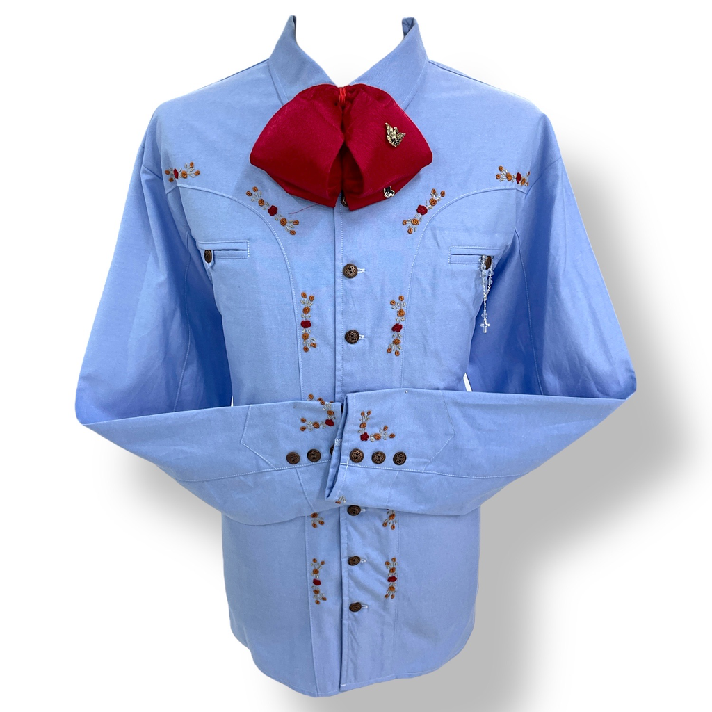 CAMISA BORDADO ROCOCO TALLA 42 