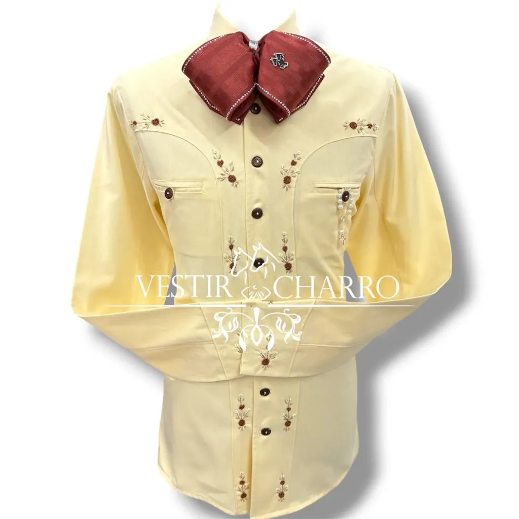[102003NA0136] CAMISA BORDADO ROCOCO TALLA 36  (Opción 1)