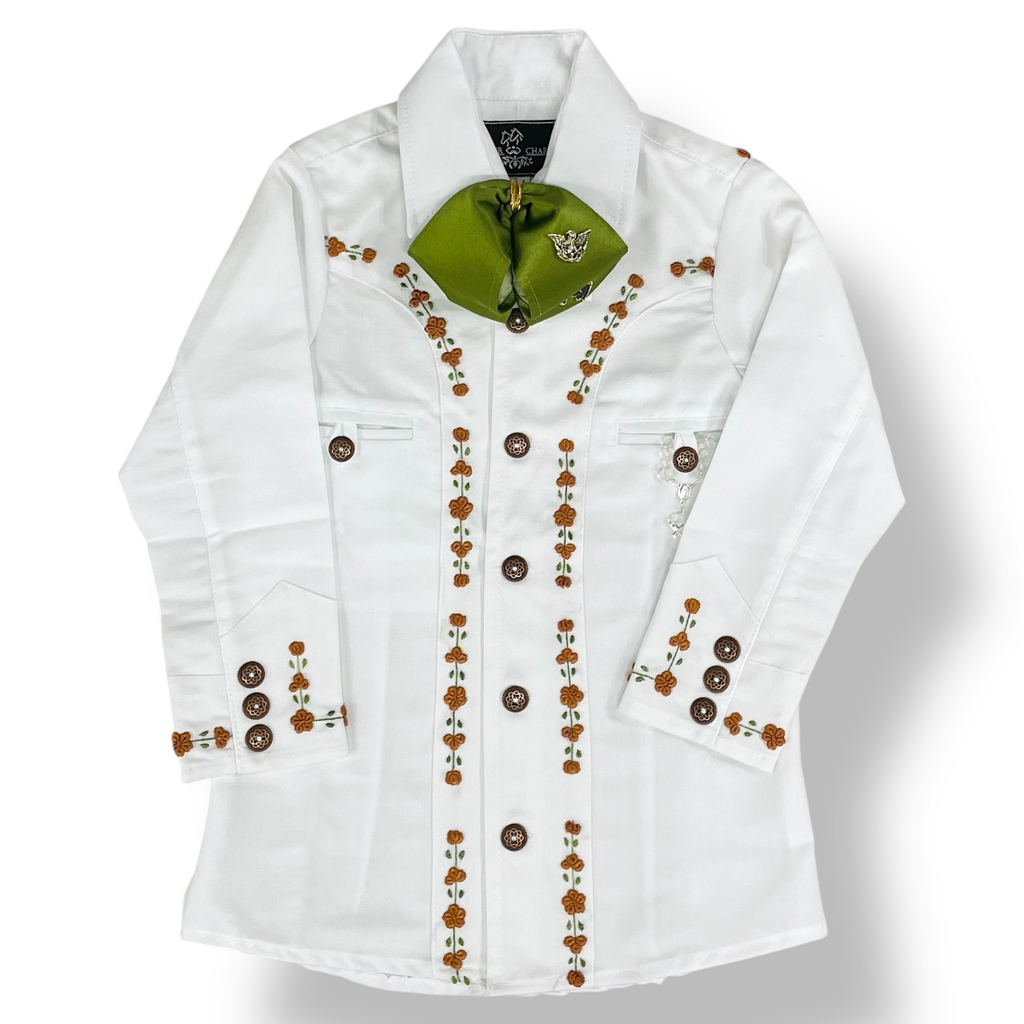 CAMISA BORDADO ROCOCO TALLA 4 