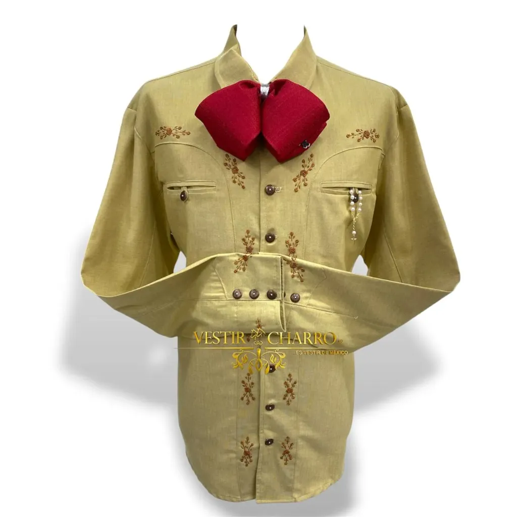 CAMISA BORDADO ROCOCO TALLA 46