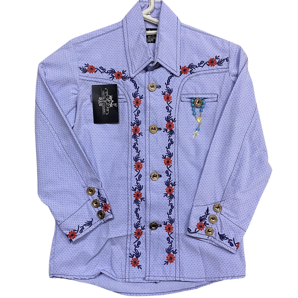 [142003NA0106] CAMISA BORDADO ROCOCO TALLA 6  (Opción 2)