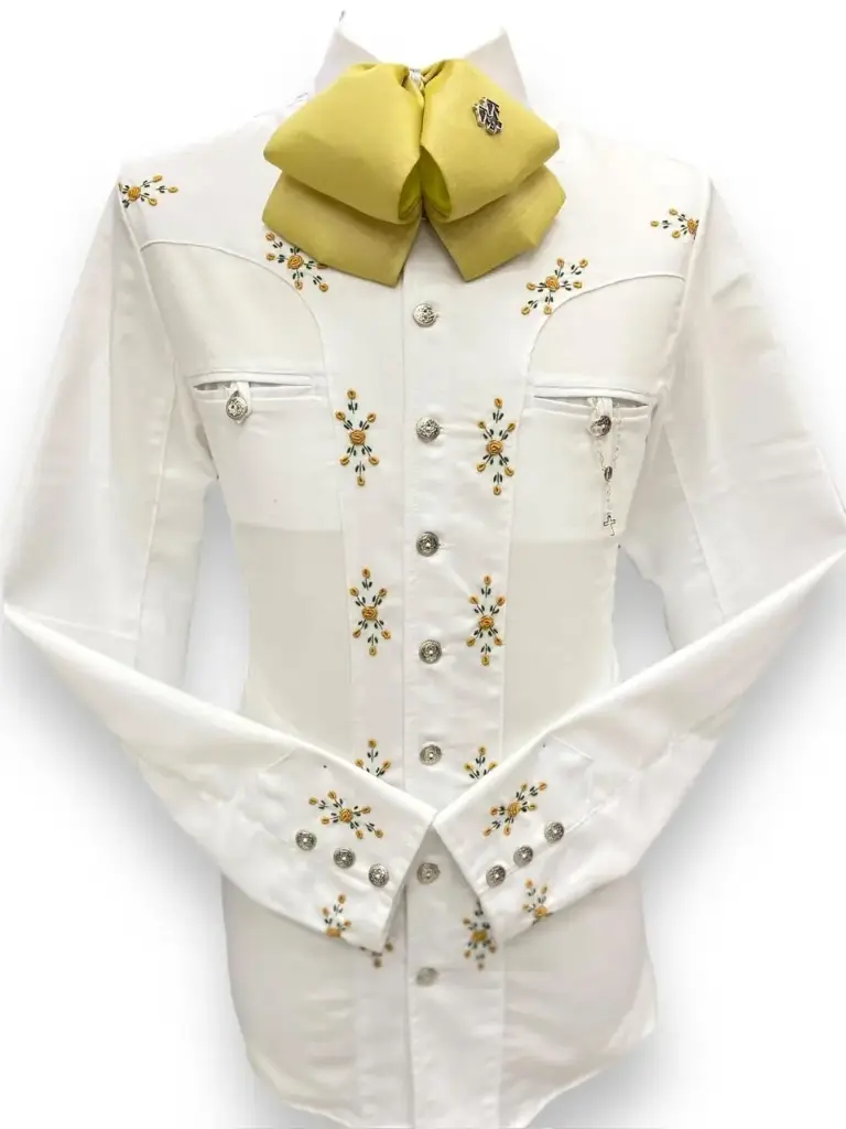 CAMISA BORDADO ROCOCO TALLA 40 