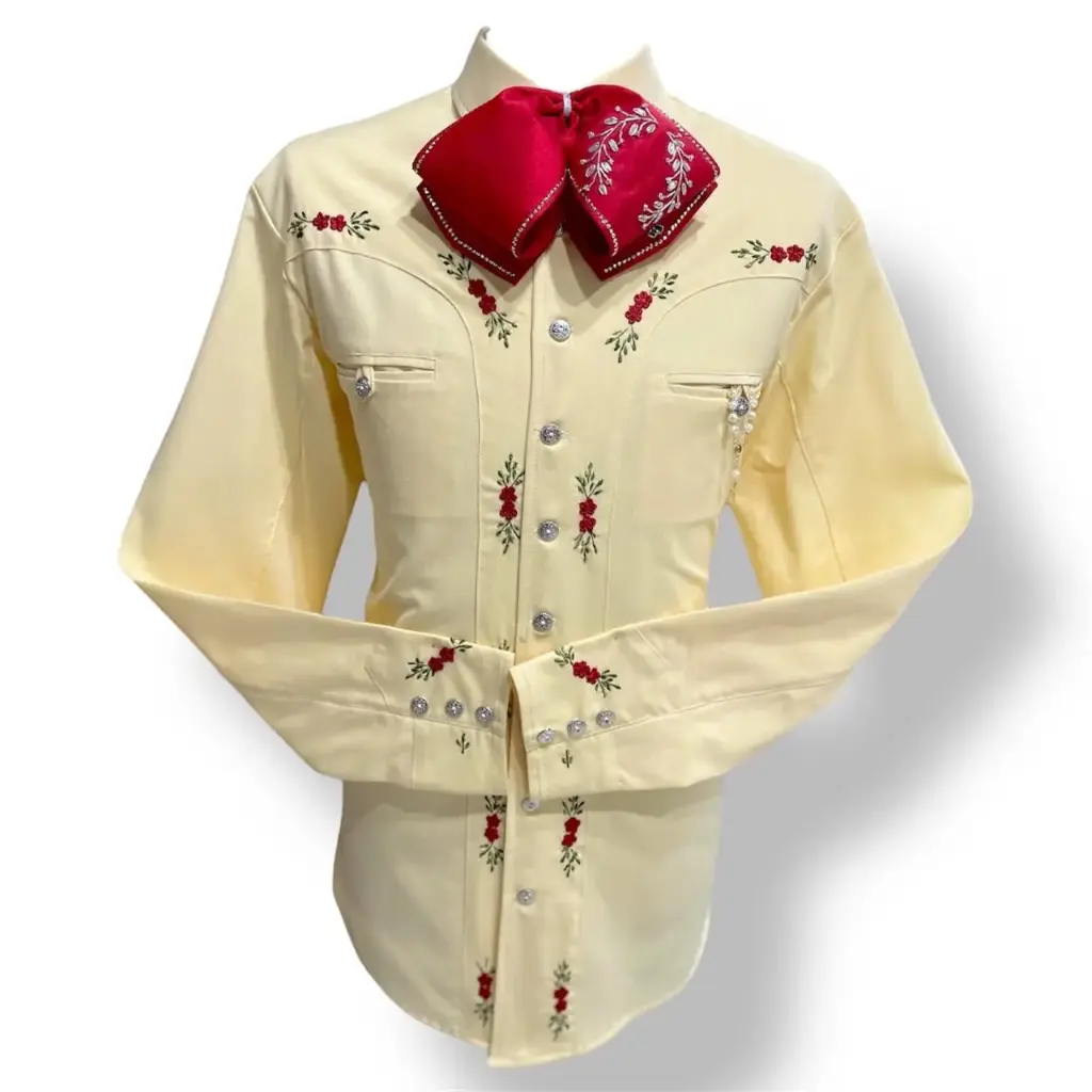 CAMISA BORDADO ROCOCO TALLA 40 